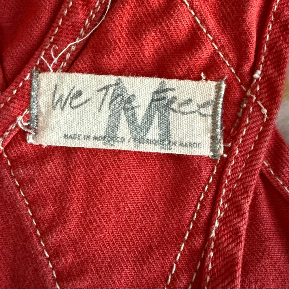 Free People We The Free Ziggy Denim Overalls in Heart Eyes - Picture 13 of 14